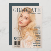 INVITATION L'OBTENTION DU DIPLÔME FEIGNENT L'INVITATION DE (Devant / Derrière)