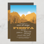 Invitation Locale du désert (Devant / Derrière)