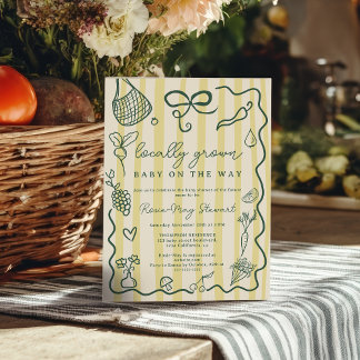 Invitation Locally Grown Baby Shower Citrus Farmer’s Market