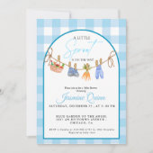Invitation Locally grown boybaby shower little sprout  (Devant)