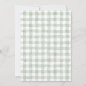 Invitation Locally Grown Hand Drawn Bow Squiggle Baby Shower (Dos)