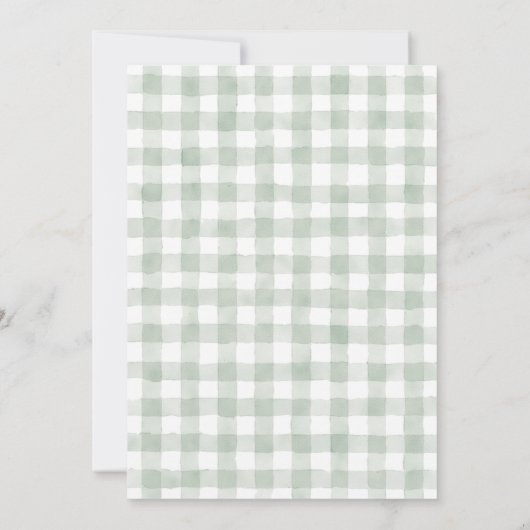 Invitation Locally Grown Hand Drawn Farm Veggies Baby Shower (Dos)