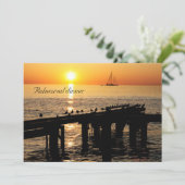 Invitation l'océan au coucher du soleil avec dîner de répétit (Debout devant)