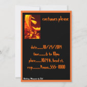 Invitation L'oeil brillant - (Dos)