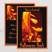 Invitation L'oeil brillant - (Devant / Derrière)