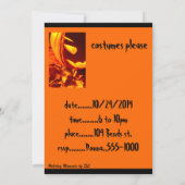 Invitation L'oeil brillant - (Dos)