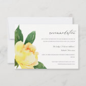 INVITATION LOGEMENT FORAL JAUNE ET CHAUD EN COULEUR D'EAU (Devant)