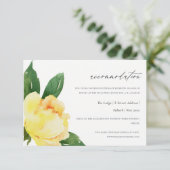 INVITATION LOGEMENT FORAL JAUNE ET CHAUD EN COULEUR D'EAU (Debout devant)