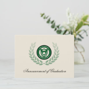 Invitation Logo Annonces de diplômes scolaires ou collégiaux