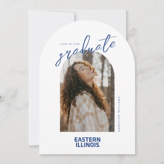 Invitation Logo avec le mot Eastern Illinois University (Devant)