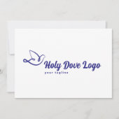 Invitation Logo Christian Dove | Conception Foi Saint-Esprit (Devant)