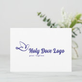 Invitation Logo Christian Dove | Conception Foi Saint-Esprit (Debout devant)
