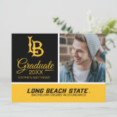 Invitation Logo de fin d'études de Long Beach State (Debout devant)