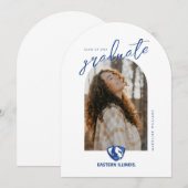 Invitation Logo de l'entête et du mot des Panthers de l'Easte (Devant / Derrière)