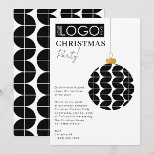 Invitation Logo de l'entreprise Fête de Noël Préparatif Ornem