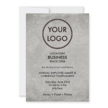 Logo de l'entreprise Grey Grunge Événement annuel 