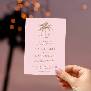 Invitation Logo de mariage personnalisé avec monogramme et pa