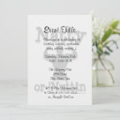 Invitation Logo de Natty ou Nuttin (Debout devant)