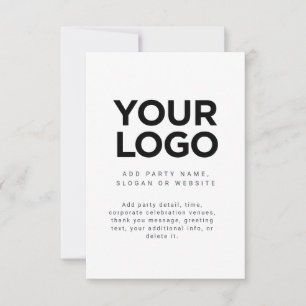 Invitation Logo d'entreprise personnalisé