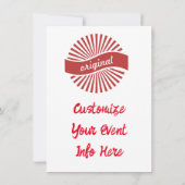 Invitation Logo des signes originaux Thunder_Cove (Dos)