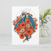 Invitation Logo Dragon Asiatique (Debout devant)