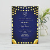 Invitation Logo du Mariage indien Ganesha (Debout devant)