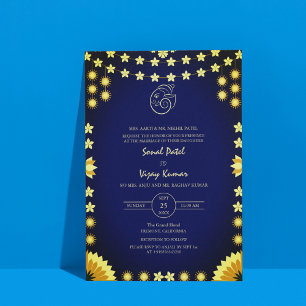 Invitation Logo du Mariage indien Ganesha