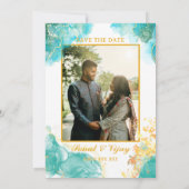 Invitation Logo du Mariage indien hindou moderne Ganesha (Dos)