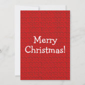 Invitation Logo Festif Douceur moche employé fête de Noël (Dos)