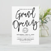 Invitation Logo Noir Blanc Affaires Ouverture Solennelle (Debout devant)