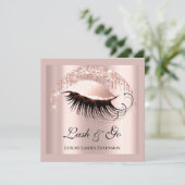 Invitation Logo personnalisé du Rose d'extension Eyelash de m (Debout devant)