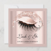Invitation Logo personnalisé du Rose d'extension Eyelash de m (Devant)
