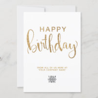 Logo simple Faux Gold Parties scintillant Bonne ca