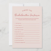 Invitation LOLA Finish the Bachelorette's Phrase Game (Devant)