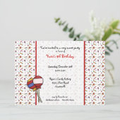 Invitation Lollipops (Debout devant)