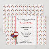 Invitation Lollipops (Devant / Derrière)