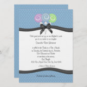 Invitation Lollipops et Parti Pois (Devant / Derrière)