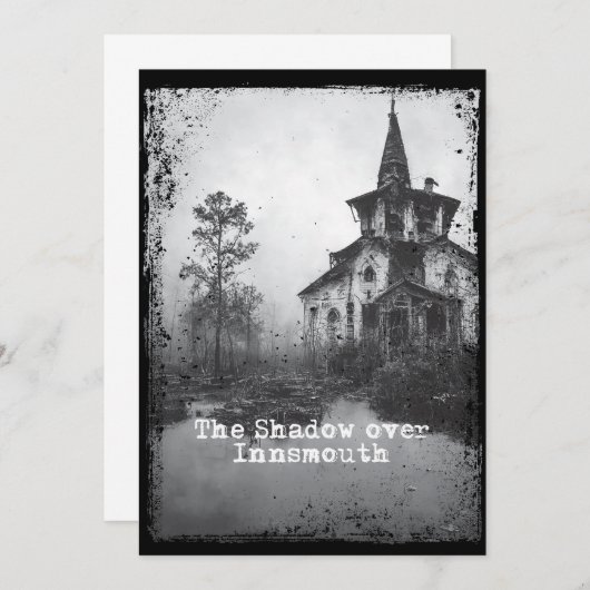 Invitation L'ombre sur l'intérieur Lovecraft Cthulhu Mythos (Devant / Derrière)