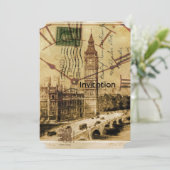 Invitation London Tower Pont clocktower big ben (Debout devant)