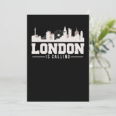 Invitation Londres Appelle UK Skyline (Debout devant)