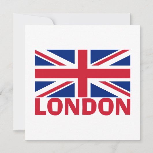 Invitation Londres en rouge (Devant)