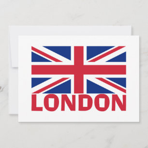 Invitation Londres en rouge