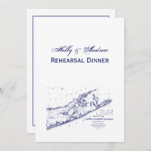 Invitation Long Island The Hamptons Map VC