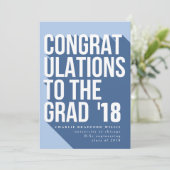 INVITATION LONGUE OMBRE FÉLICITATIONS À LA MARINE GRAD (Debout devant)