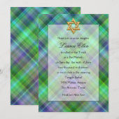 Invitation Look en couche bat mitzvah (Devant / Derrière)