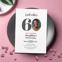 Look who's 60! Birthday Party Photo