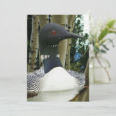 Invitation Loon sauvage (Debout devant)