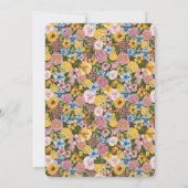 Invitation LOONEY TUNES™ | Baby shower floral TWEETY™ (Dos)