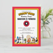 Invitation LOONEY TUNES™ - Groupe de caractères | Anniversair (Debout devant)