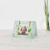 Invitation Lop Ear Easter Bunny Card (Devant)
